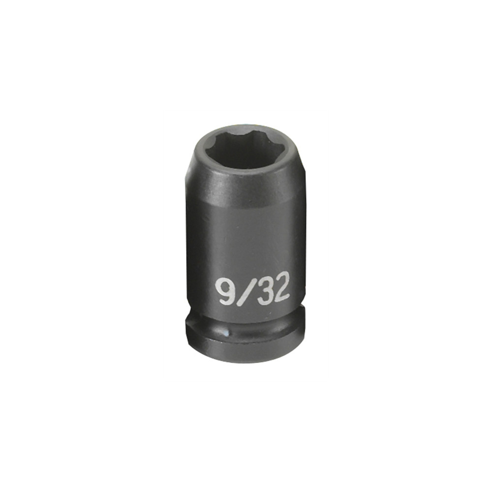 Grey Pneumatic 1/4" Surface Drive x 9/32" Standard  Socket
