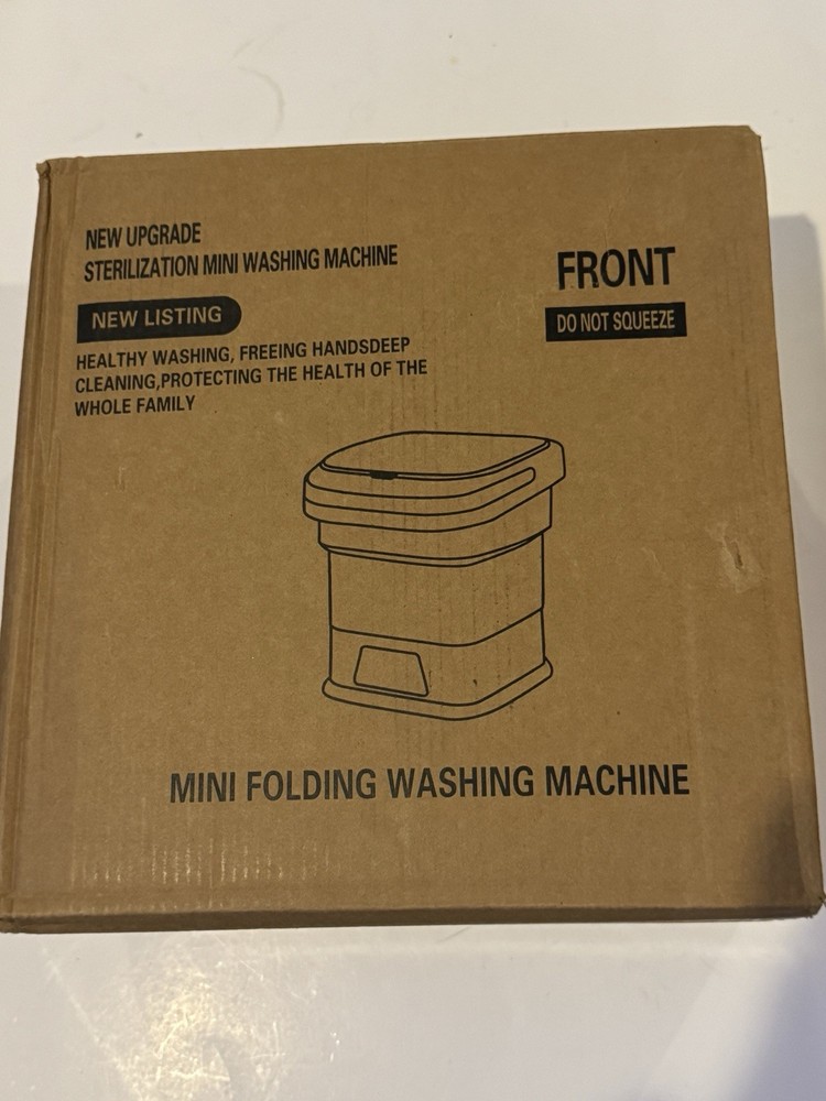 Portable Mini Washing Machine 8L Foldable Washer Spin Dryer
