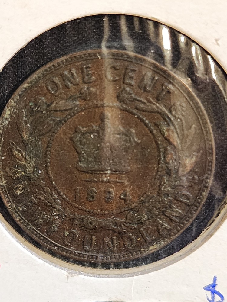 1894 Newfoundland 1 Cent Coin