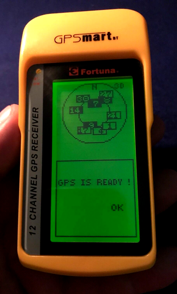 Fortuna GPSmart Handheld GPS Receiver .