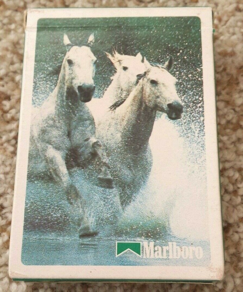 Pack Marlboro Horse Playing Cards 1989