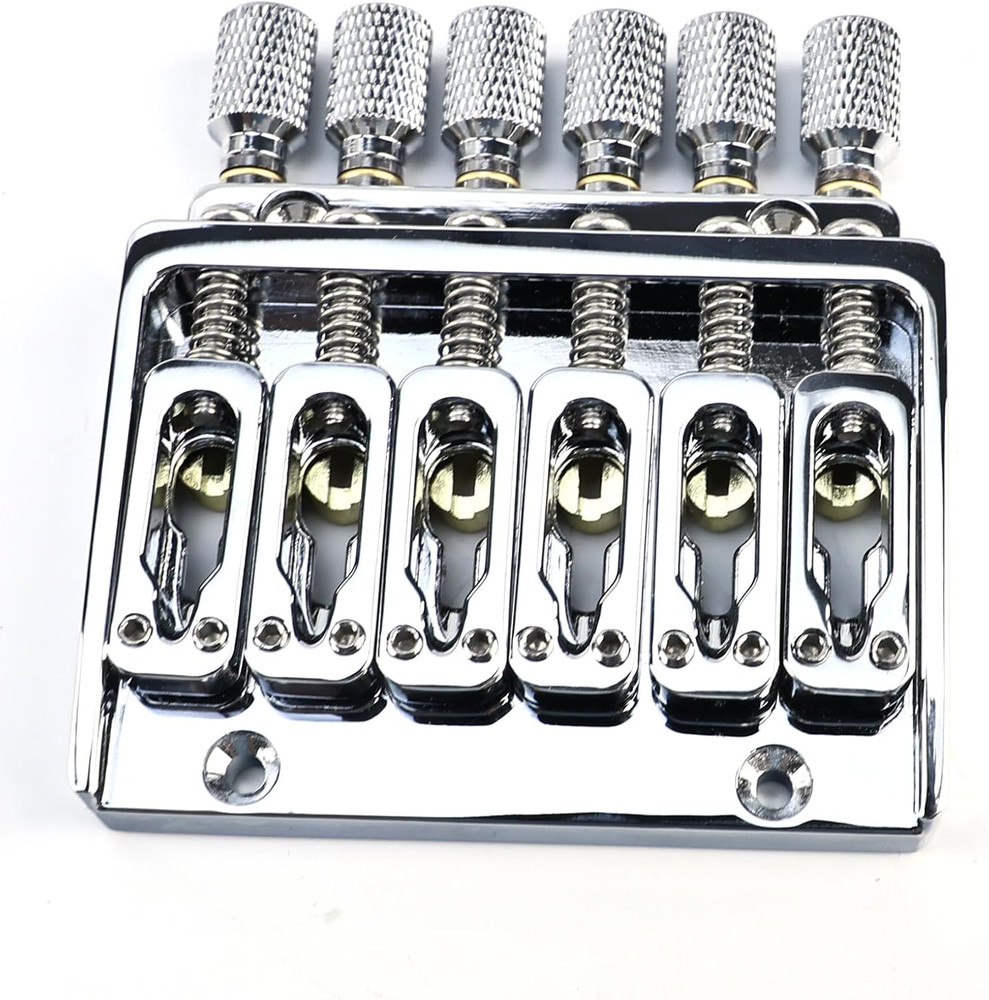 Chrome Headless Guitar Bridge Tremolo System