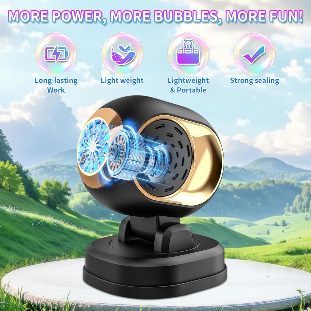 Bubble Machine, Durable Bubble Machines for Kids Toddler Parties, Automatic Bubb