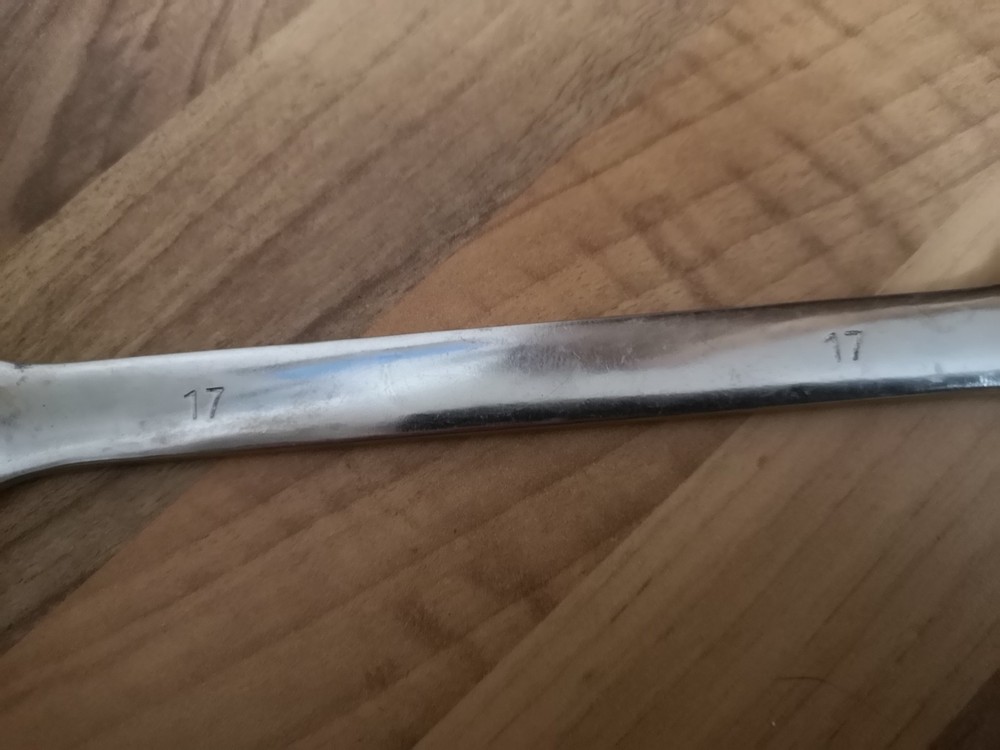 17mm Chrome Vanadium Wrench Spanner - Size 17