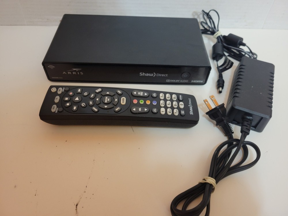 Shaw Direct HDDSR 800 Satellite Receiver With Remote Adapter