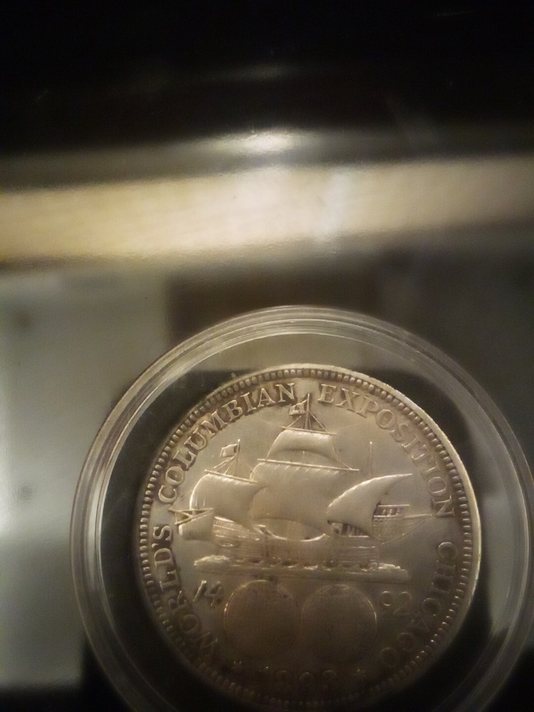 1893 Columbian Expo Silver Commemorative Half Dollar