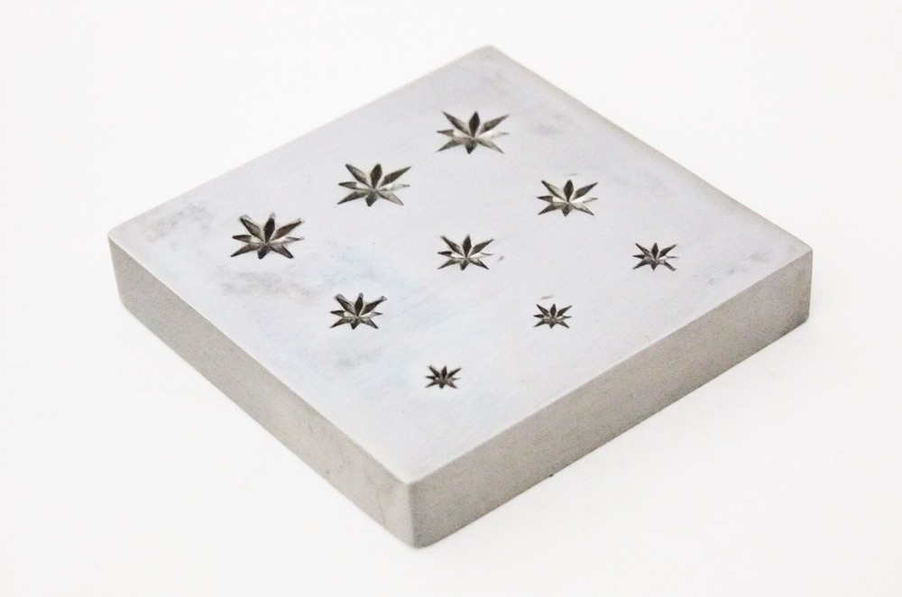 Shot Plate 9 Designs Star Shapes Impression dies