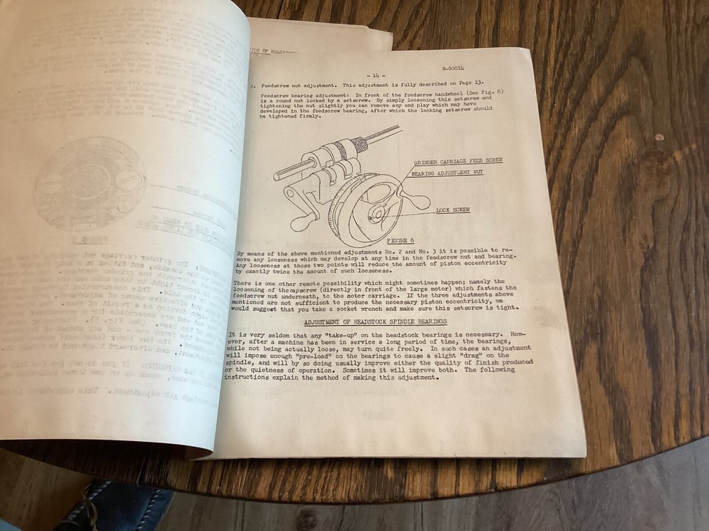 Kwik-Way Model “H” Piston Turning And Grinding Machine Instructions
