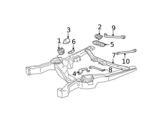 Genuine GM Mount 22112045