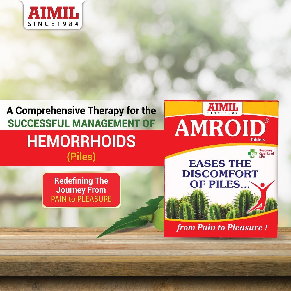 AIMIL Amroid Herbal Capsules 30 Count