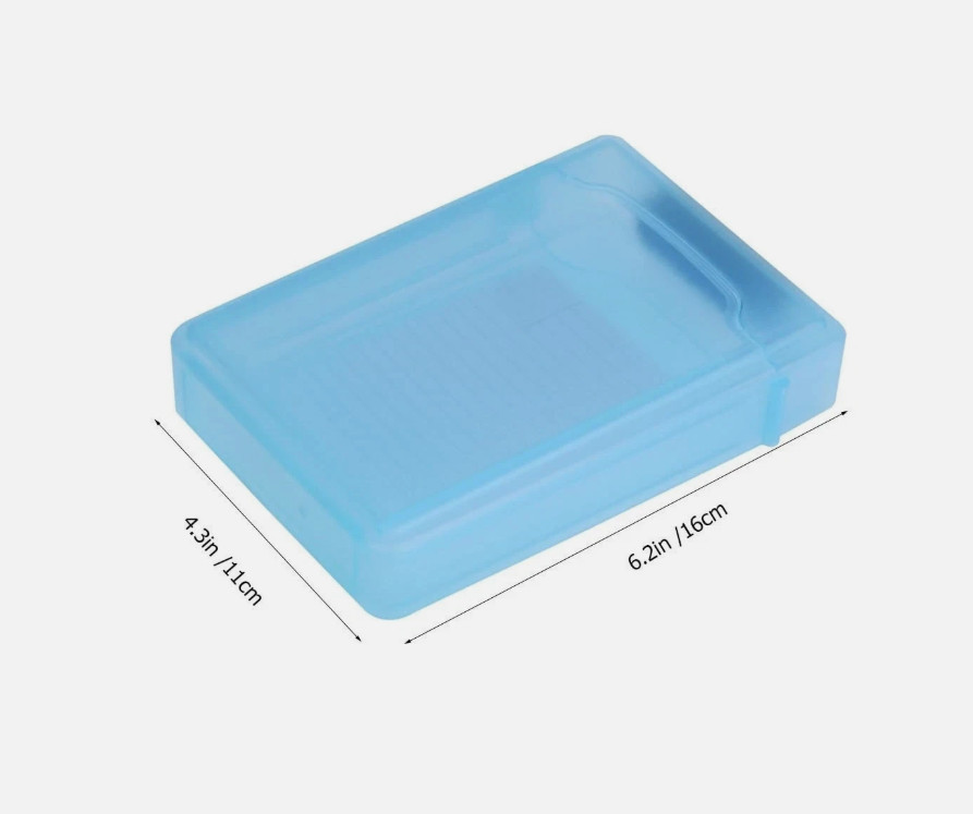 5 Pcs 3.5 Inches Hard Disk Drive Protection Storage Box Case