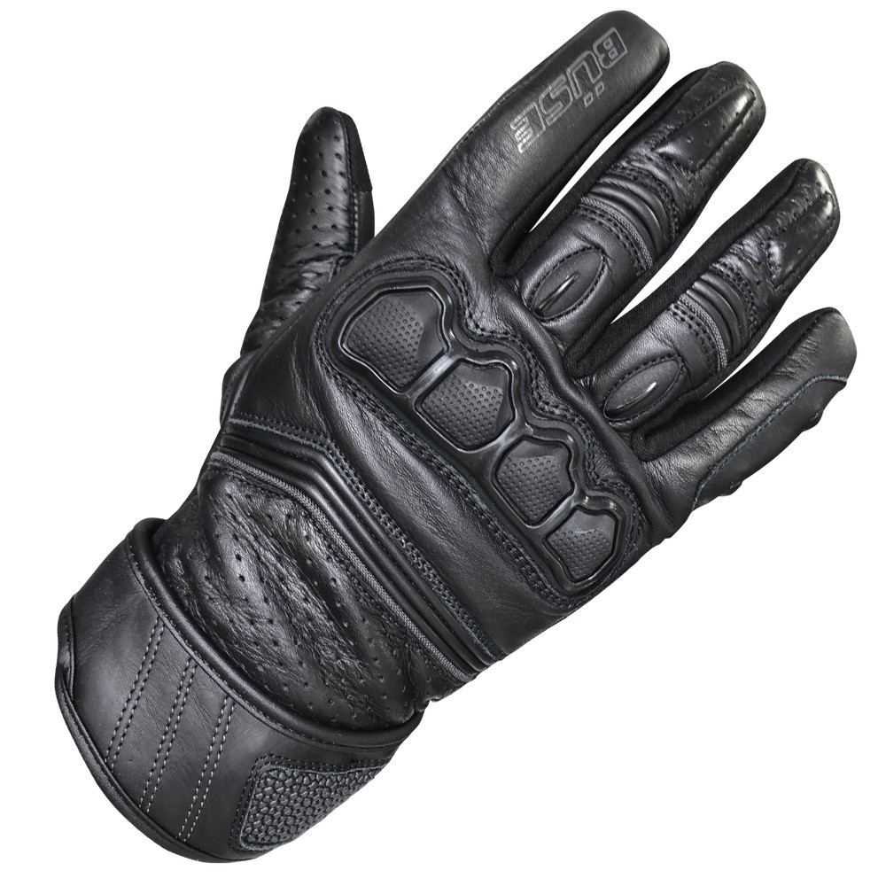 BUSE Flash black motorcycle gloves