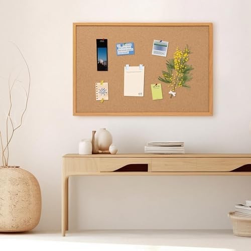 Cork Bulletin Board Wall Frame