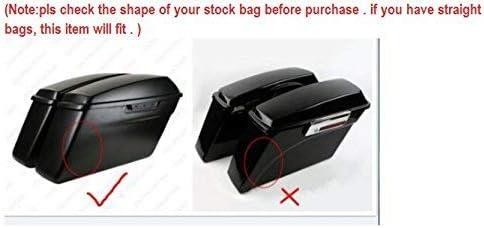 4" Hard Stretched Saddlebag Extensions for Harley-Davidson FLHTC 01-01