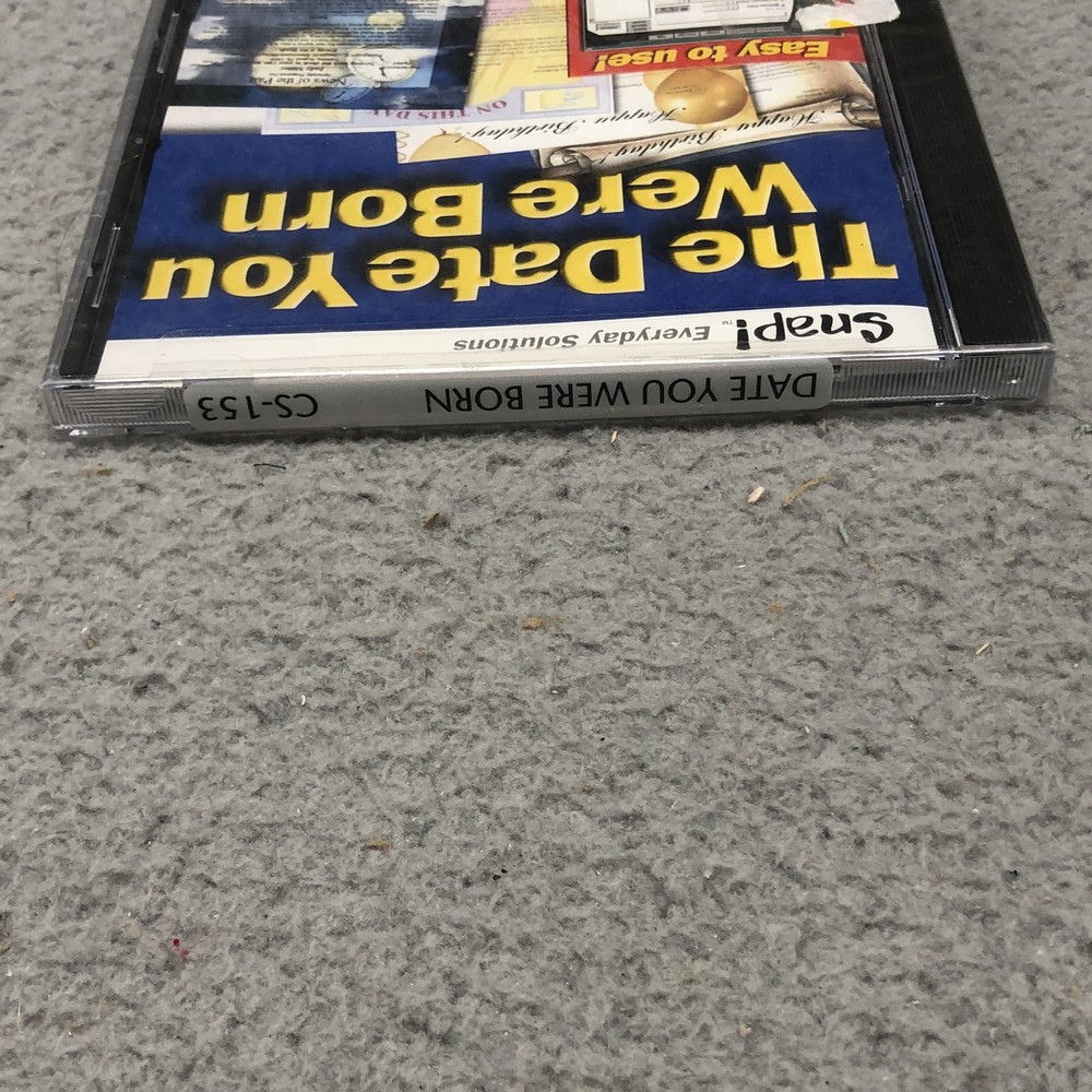 Snap! Everyday Solutions The Date You Were Born CD-ROM Software CS-153