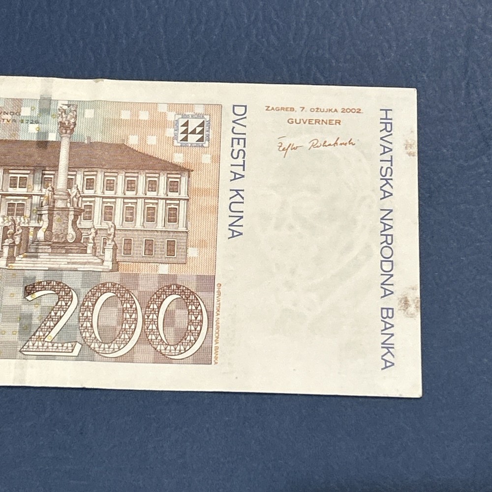 Croatia- 200 Kuna- 2002