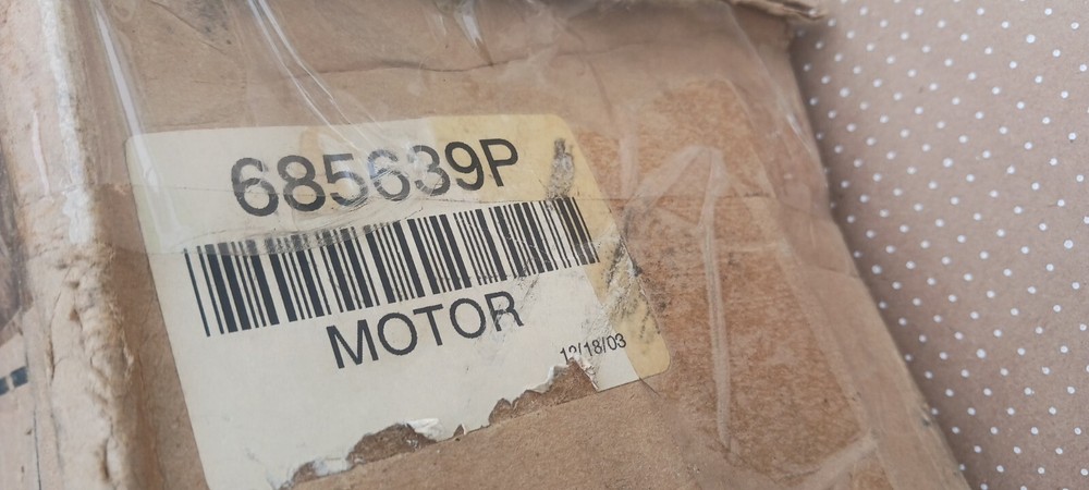 ALLIANCE LAUNDRY SYSTEMS 685639P MOTOR