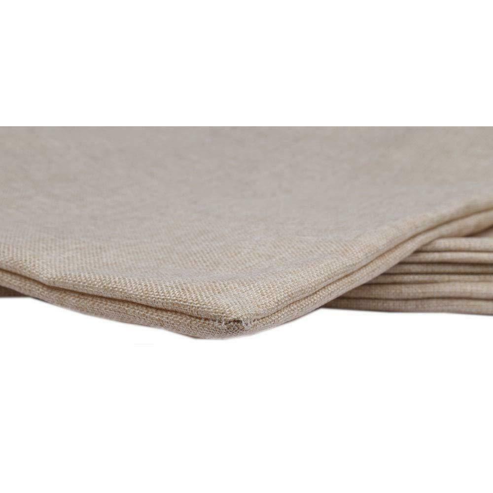Customizable Heat Transfer Printed Pillowcase Linen Material Beige or White