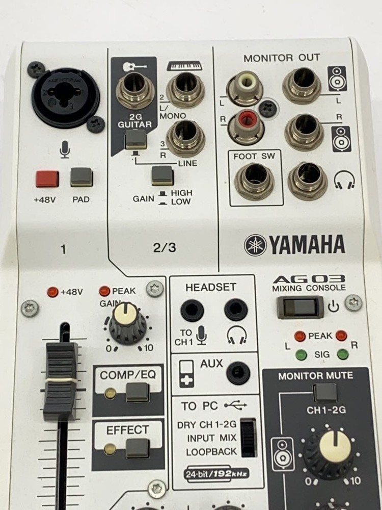 YAMAHA AG03 MIXER Used