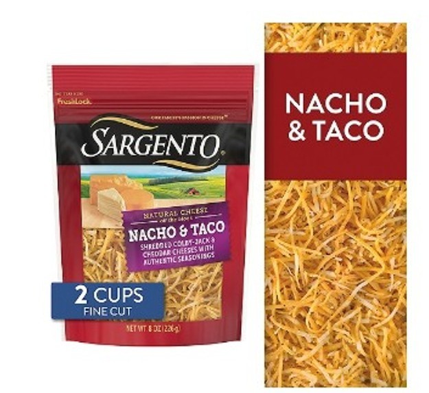 Sargento Nacho & Taco Natural Cheese, 8 oz (2 Pack)