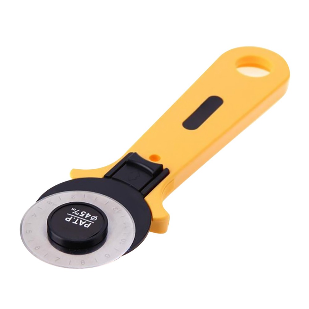 1Pc Portable Diameter 45MM Paper Leather Cloth Solid Wheeled Cutting Tools