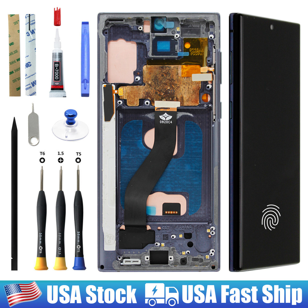 OLED Digitizer LCD Touch Screen Frame + Tools For Samsung Galaxy Note 10 N970U