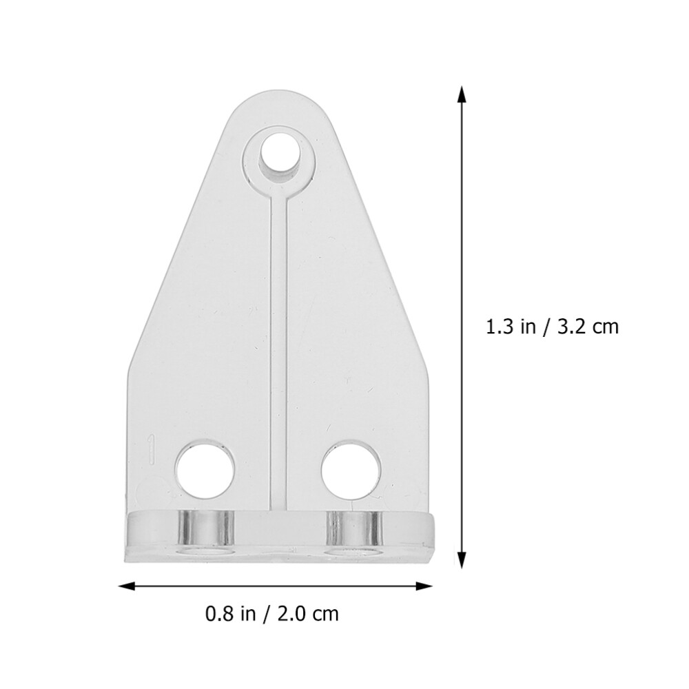 20 Pcs Blind Hold Down Bracket Door Blinds Bottom Bracket Bottom Shutter Hooks