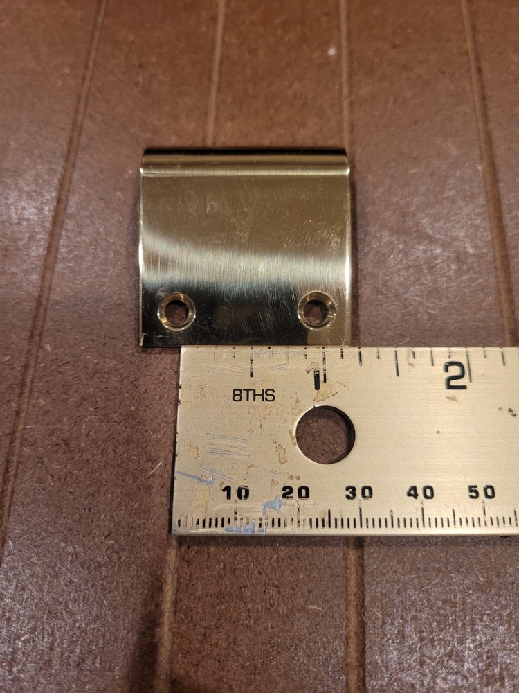 1 1/2" Long Edge Pull in Brass by Colonial Bronze