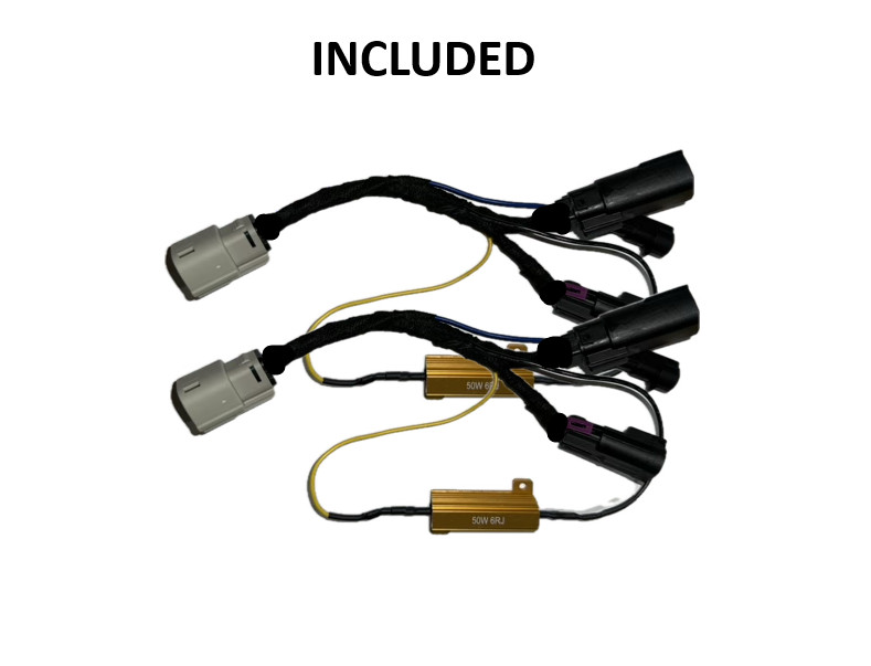 Dodge Durango 2014+ Base To 2021 + Premium Led Headlight Conversion Cables