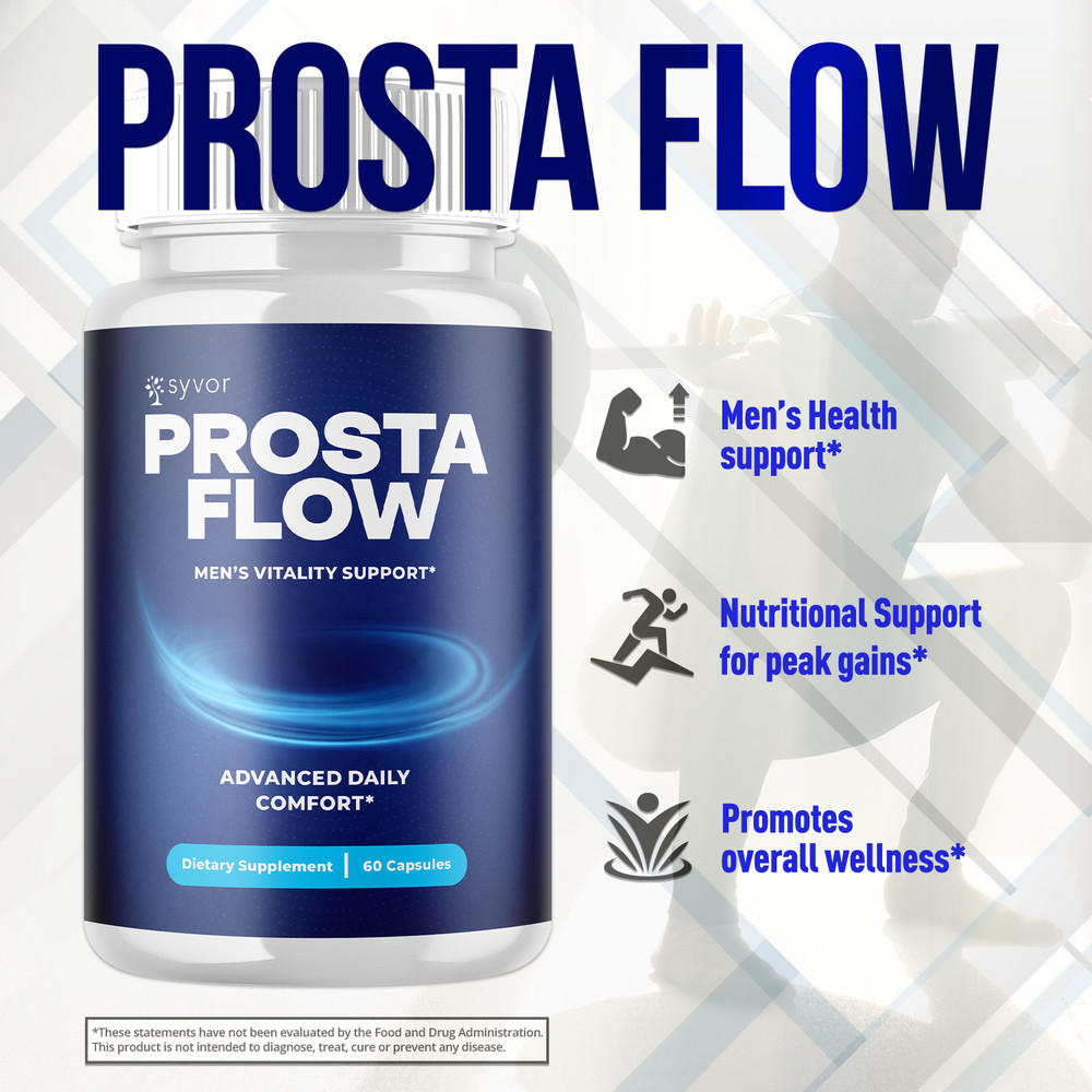 (2 Pack) Prosta Flow Advanced Prostate & Bladder Support ProstaFlow 120 Capsules