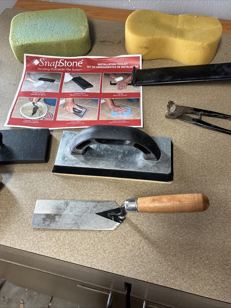SNAPSTONE FLOATING PORCELAIN TILE SYSTEM!! Tool Set! C4