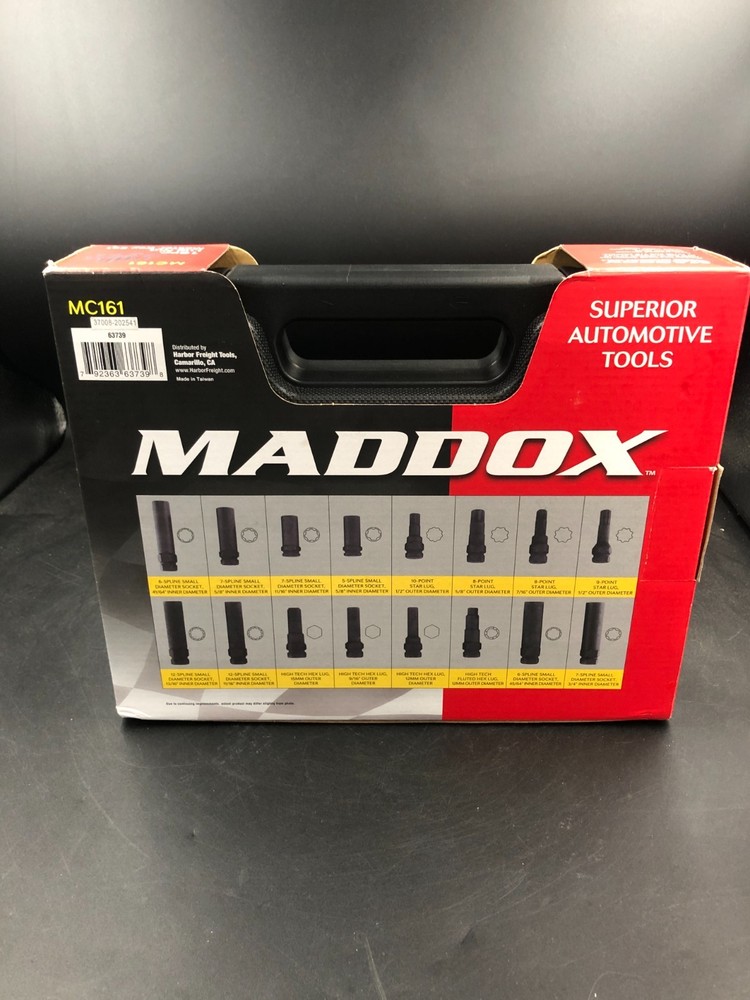 Maddox 16 Pc Lug Nut Master Key Set Mc161