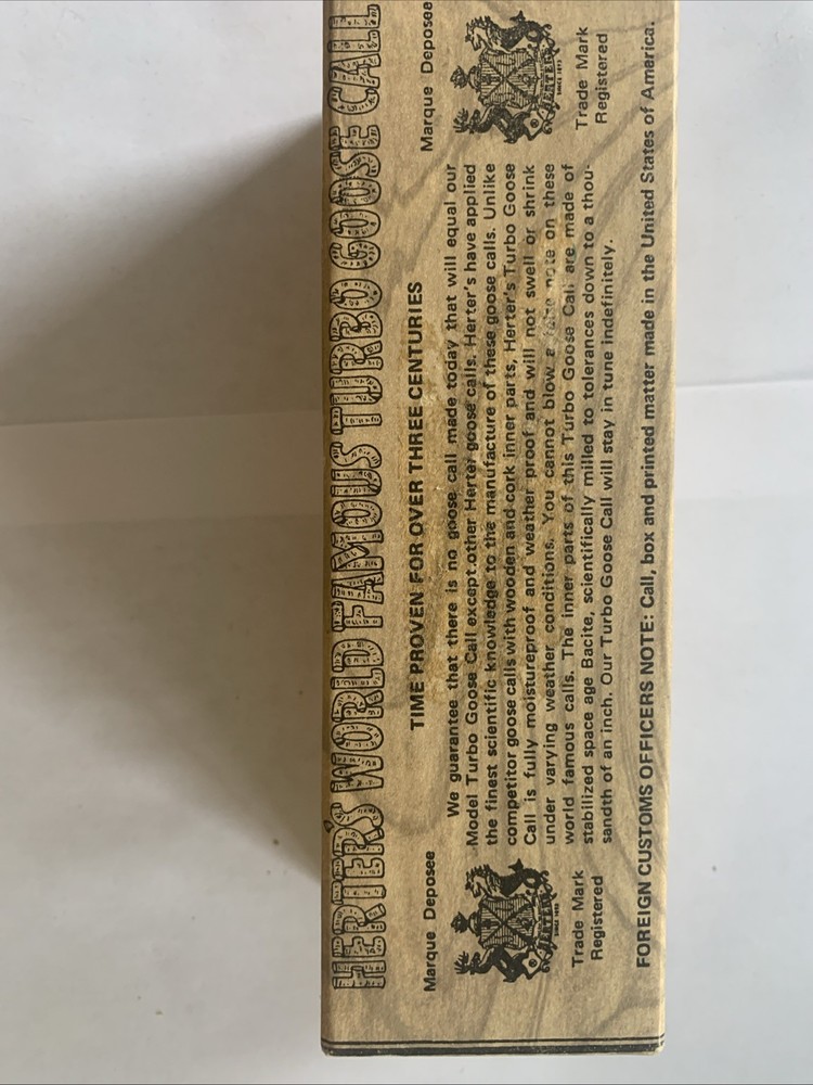 Herters Game Call Box Lot