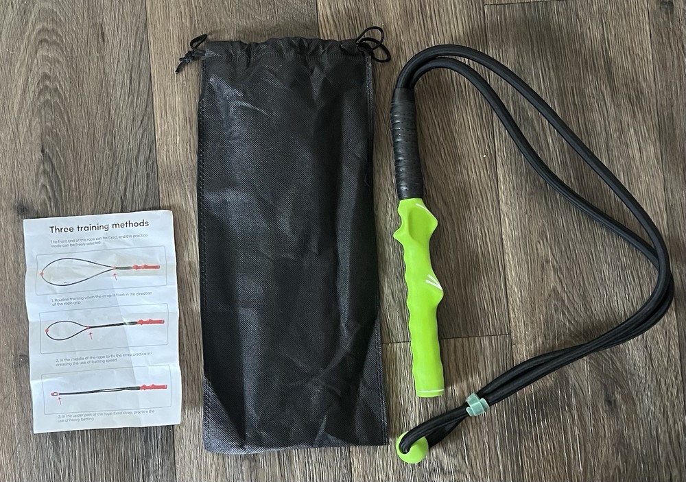 Golf Swing Trainer With Instruction Sheet And Storage Bag