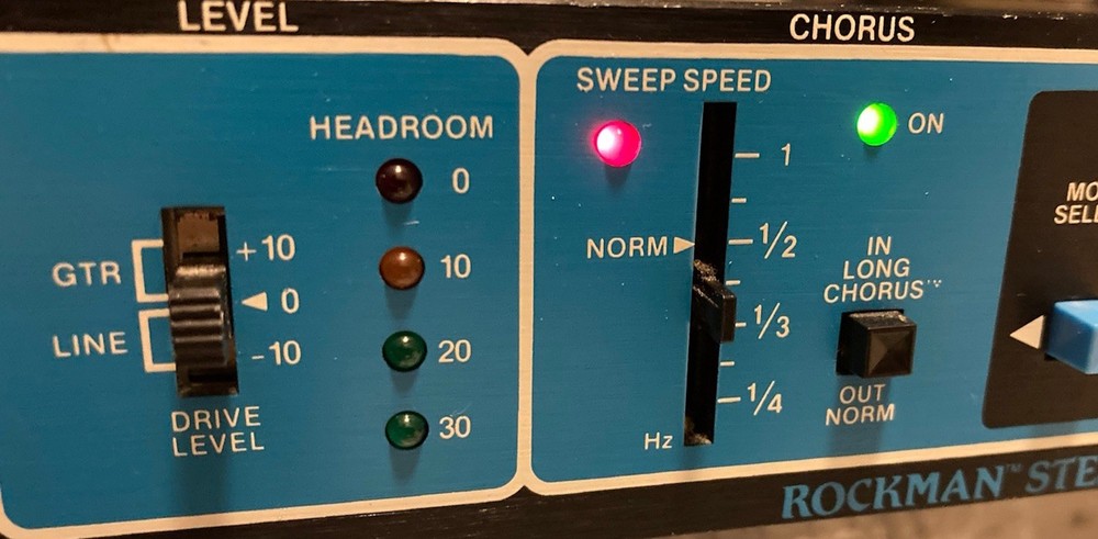 Rockman Stereo Chorus/Delay Micro Rack Guitar Module 1986 Tom Scholz SR&D Tested