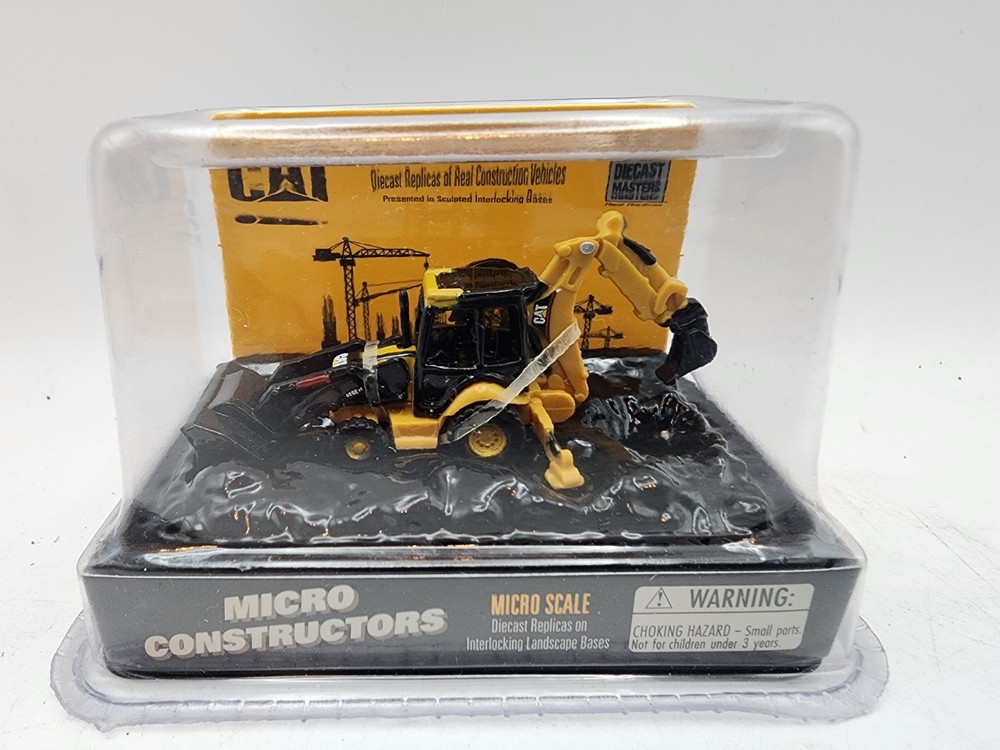 CAT 420E Backhoe Loader Micro Constructors Diecast Masters 85973 Sealed