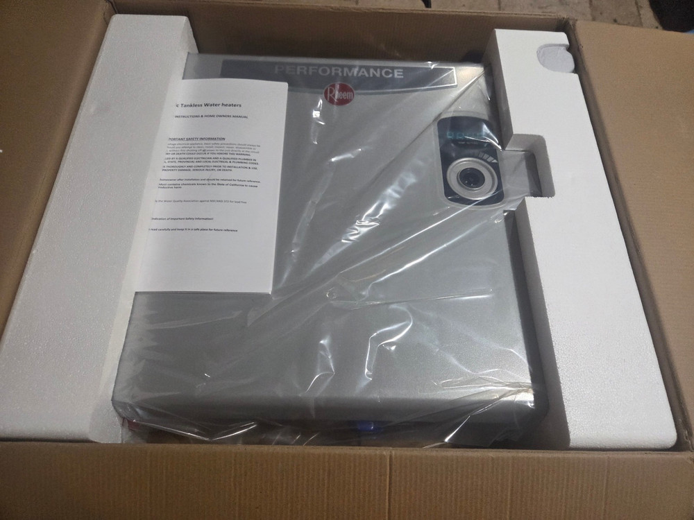 NEW Rheem RTEX-27 Electric Tankless Water Heater 27 KW