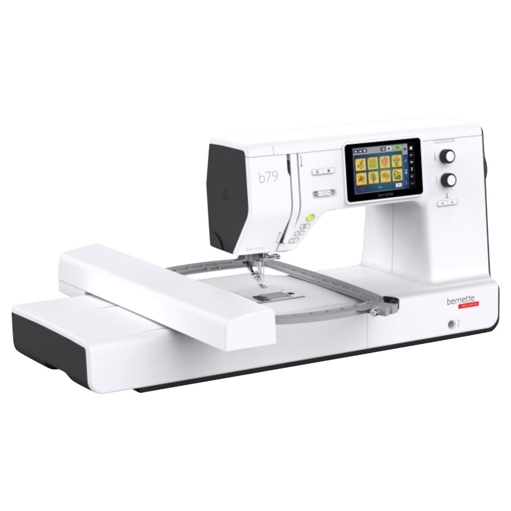Bernette B79 Sewing & Embroidery Machine Bundle with 130 Thread Spools