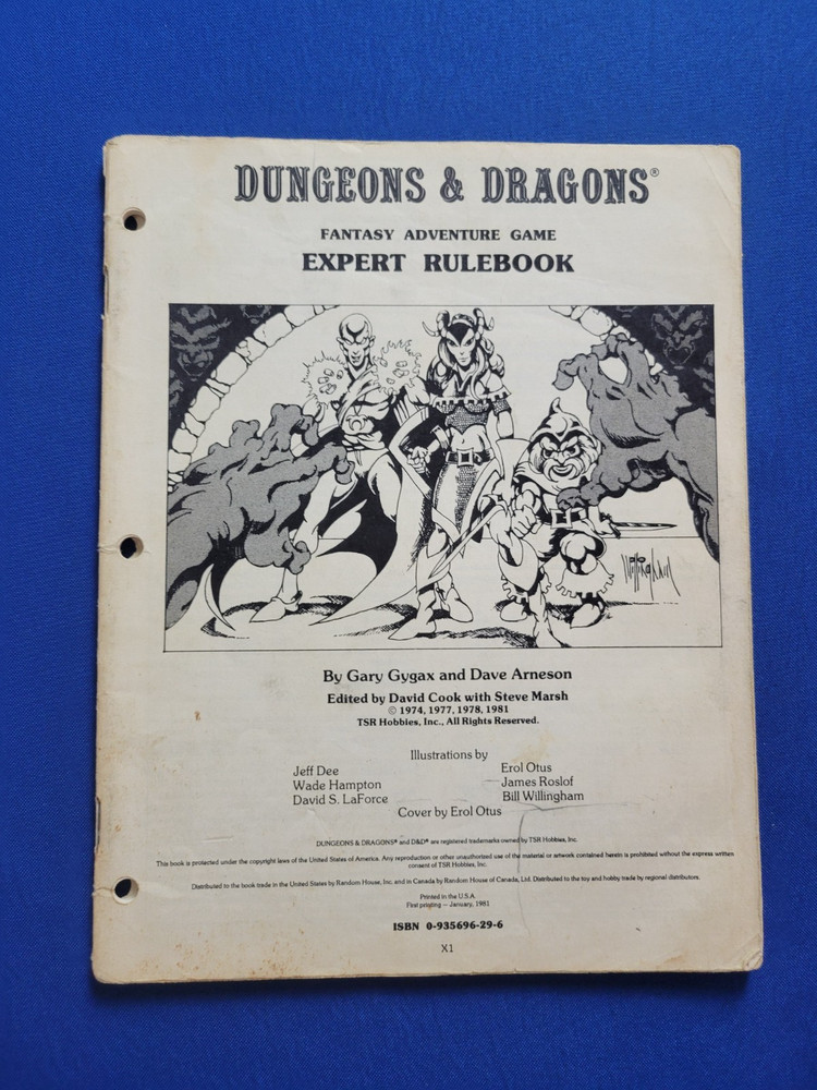 Expert Rulebook - Dungeons and Dragons (no cover)