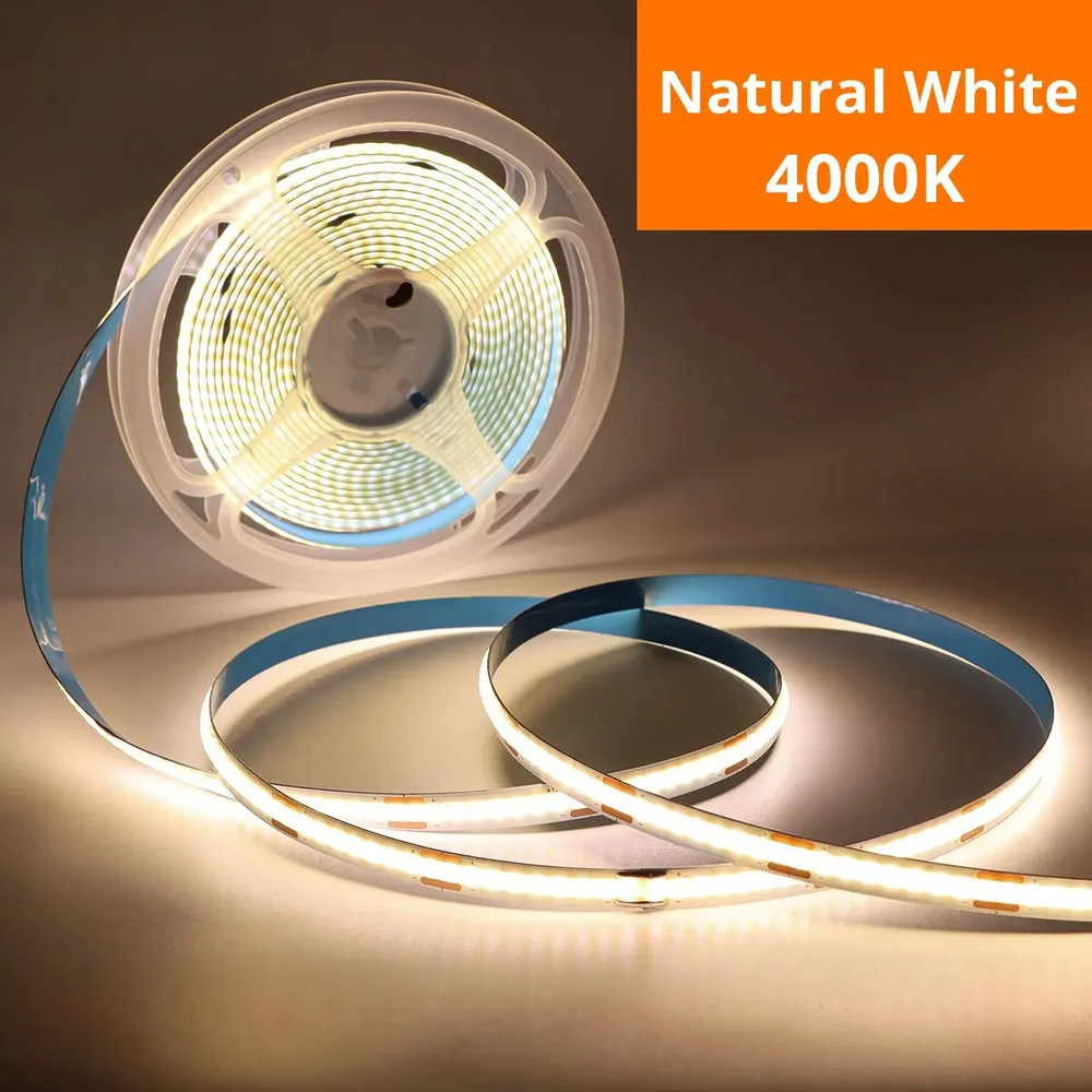 LED COB Light Strip Touch Dimmer Flexible Diode Tape 5V USB Linear Indoor Lighti