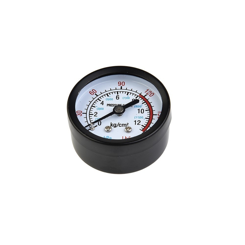 Compressor Gauge Manometer Tool Accessories Air Compressor Balck+Silver