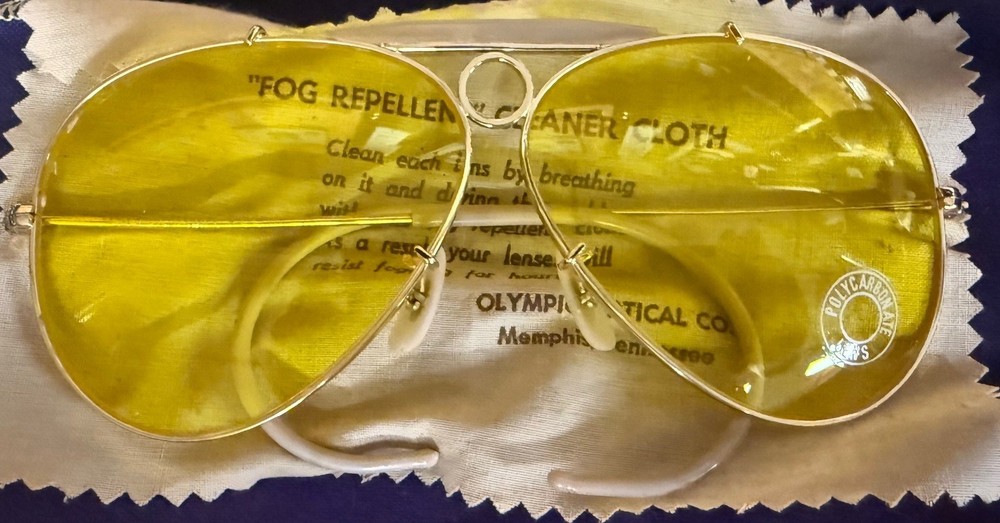 Olympic Shooting Glasses Yellow