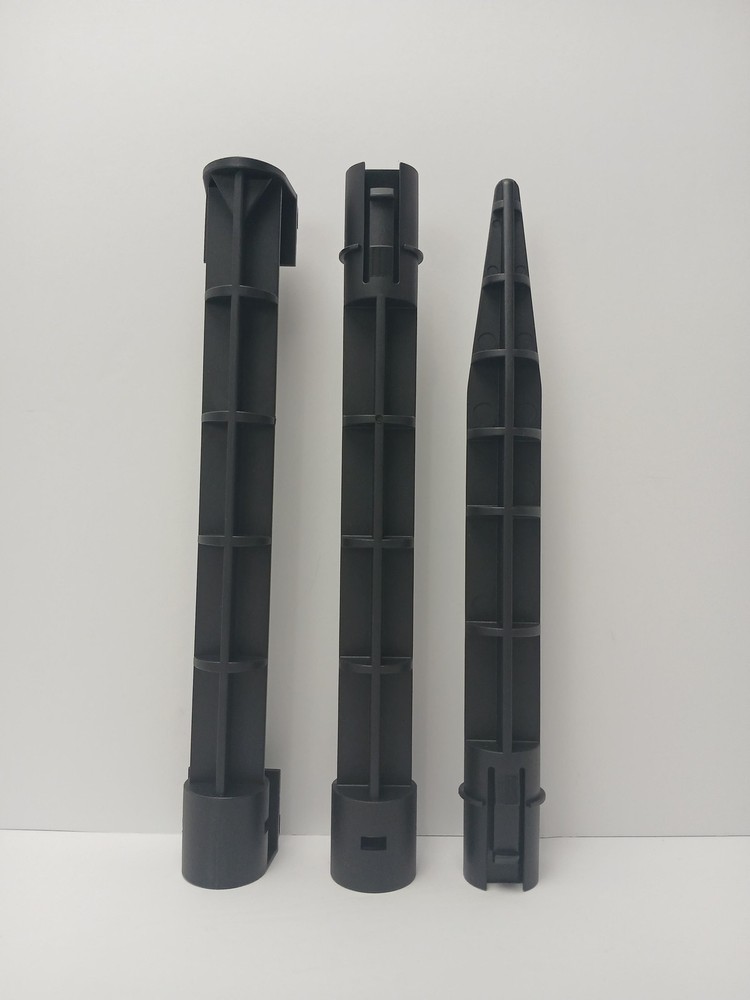 SimpliSafe Yard Sign Stakes 3-Piece Replacement Kit Black Home Security System