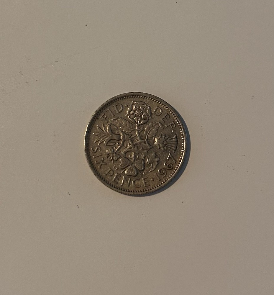 1967 Sixpence Coin