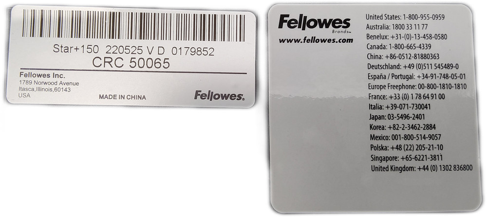 Fellowes Star+ 150 Binding Machine Document Punch Binder