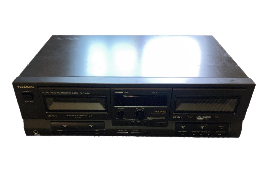 TECHNICS RS-T9023 Dual Cassette Deck. Deck 1 Is Not Working. Deck 2 Works.