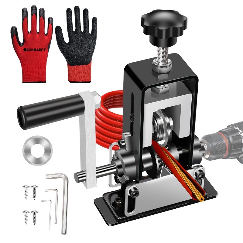 Manual Wire Stripper 0.06"-1": Drill Powered Cable Stripping Tool for Copper