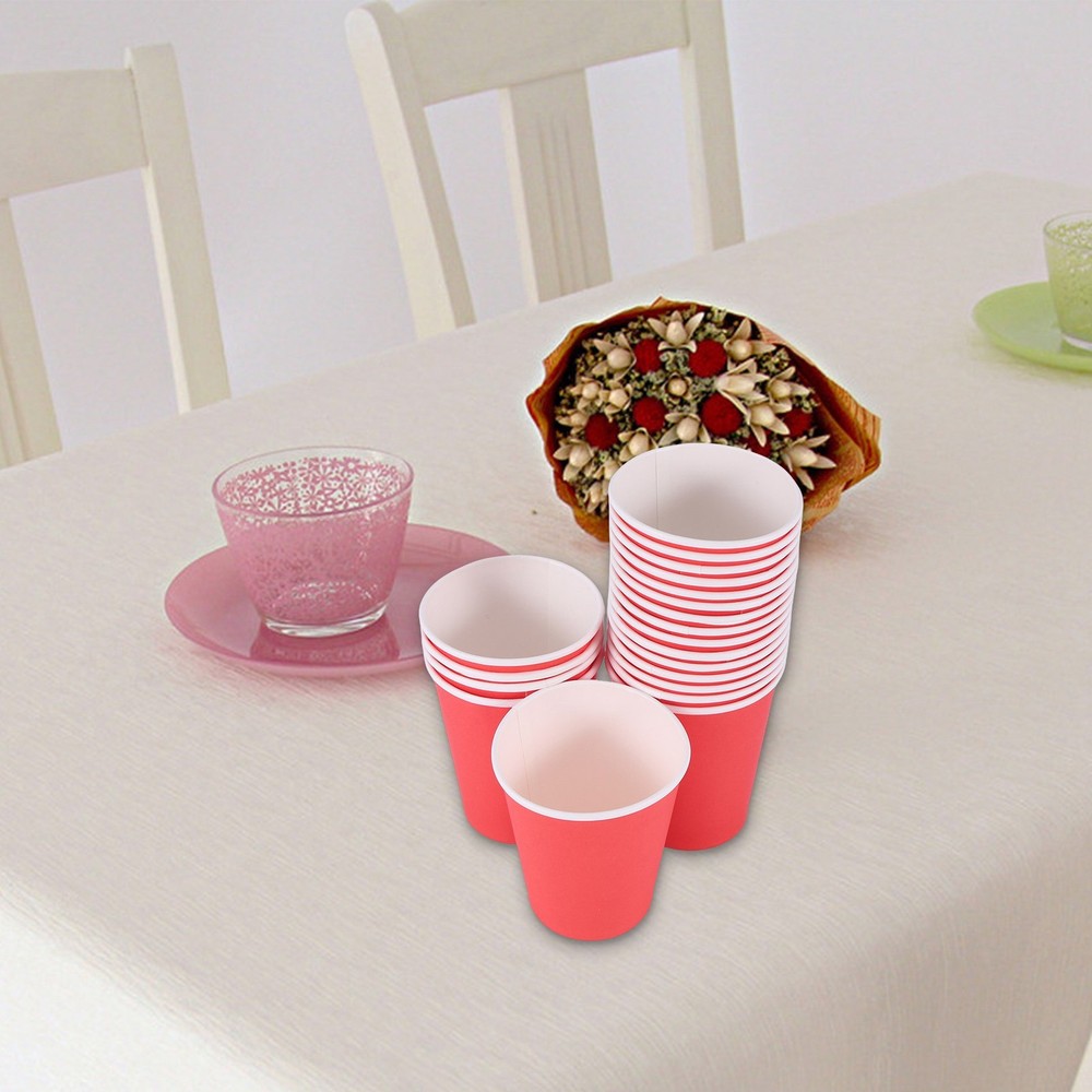 20 Cups (9oz) - Plain Solid Colours Birthday Catering Y3H7