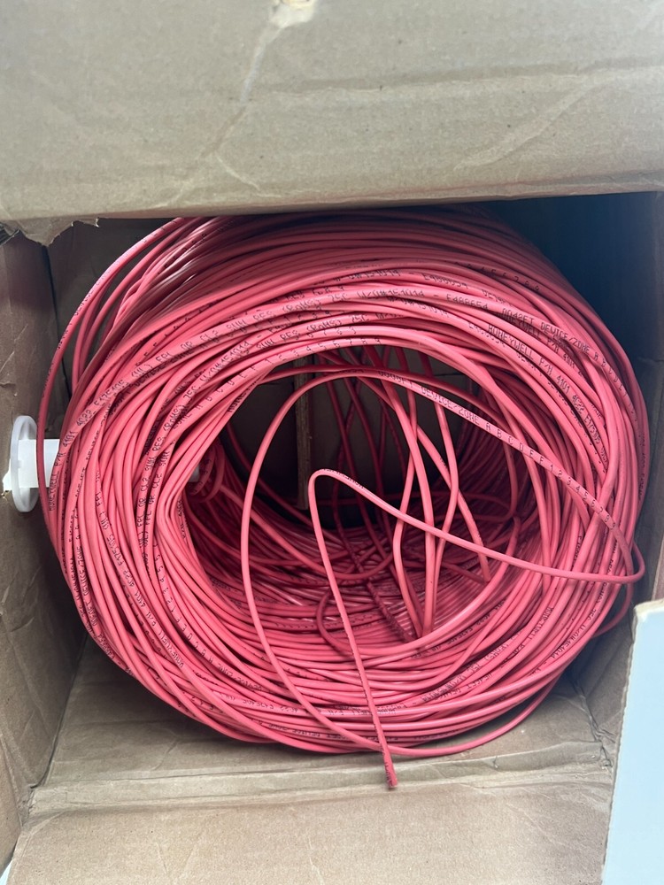 Honeywell Genesis 22/4 Solid Unshielded Cable 41071104 Red, 1000'