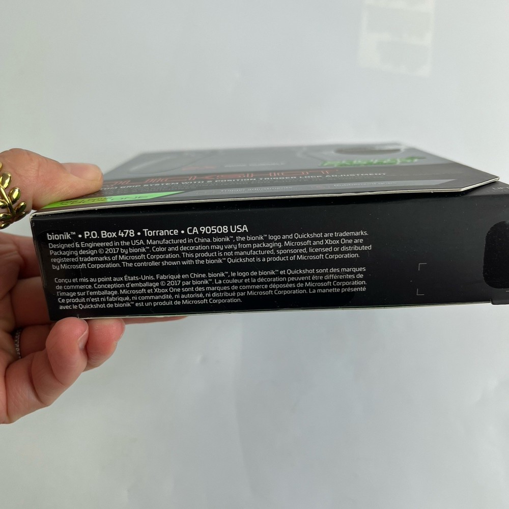 BIONIK Xbox One Quickshot Custom Controller Grip And Dual Trigger Locks